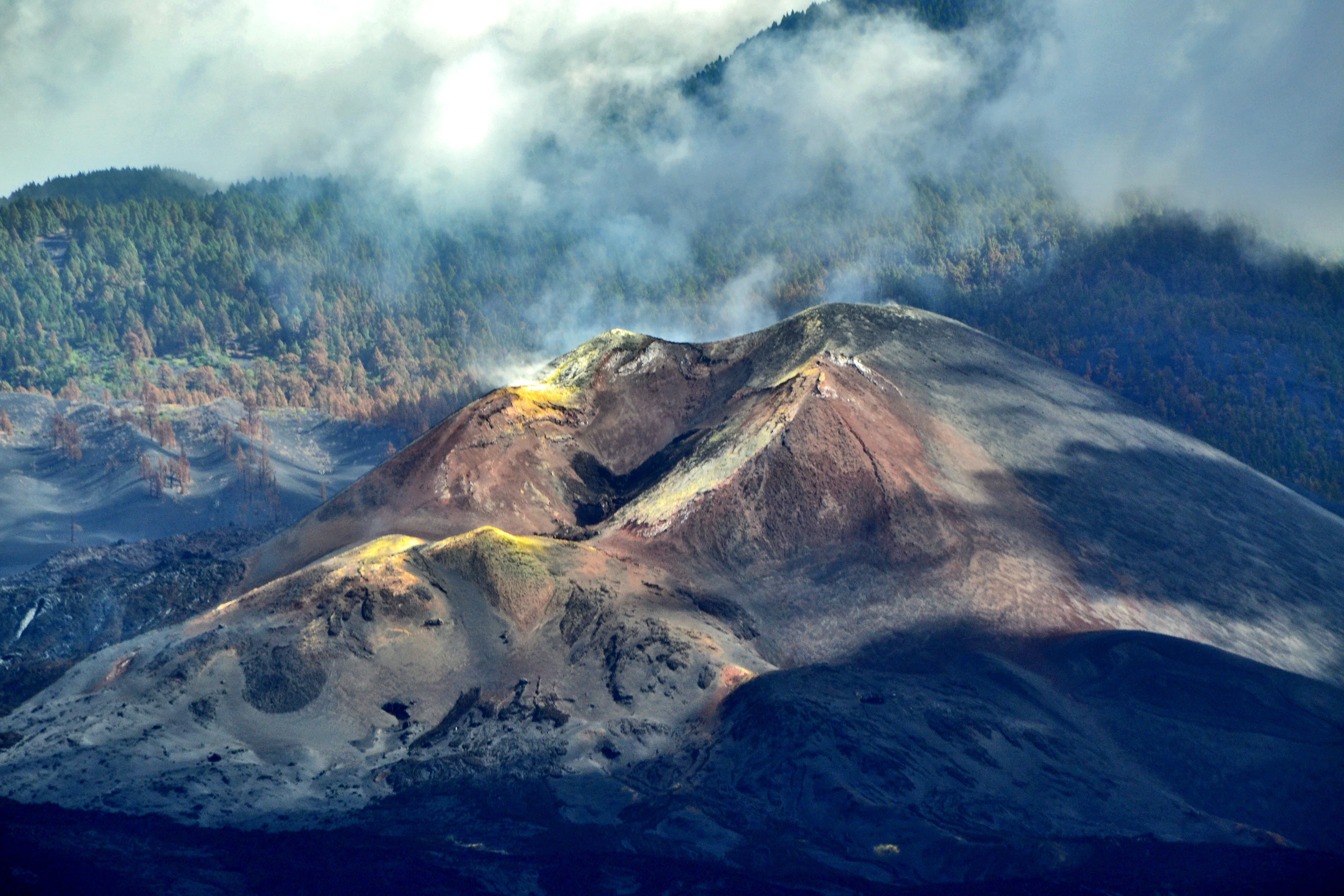 Volcanic terrain on La Palma